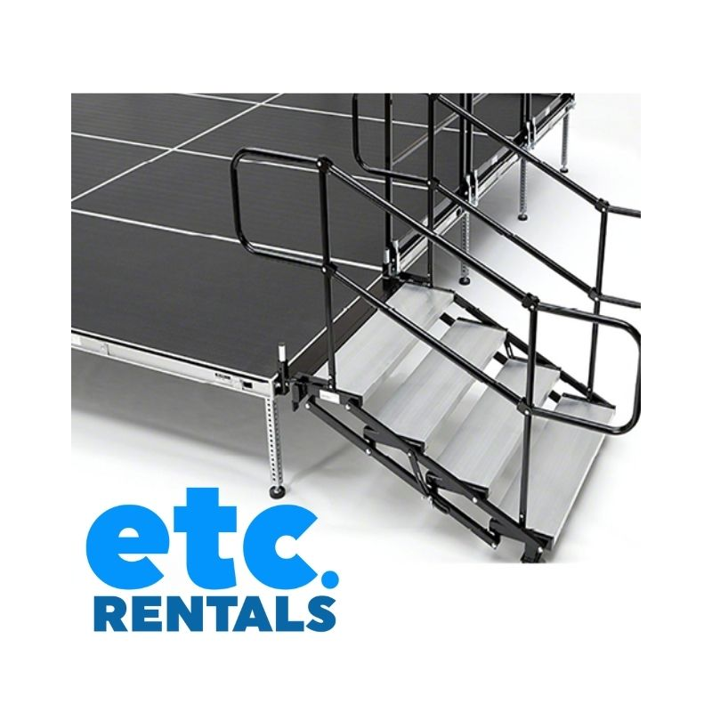 1 Step Riser Rental Rent Stages, Risers, Platforms from ETC Rentals