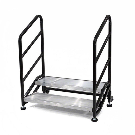 2-Step Stair Unit, Stand Alone - 12in High