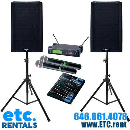 ETC Rentals 2 mic package