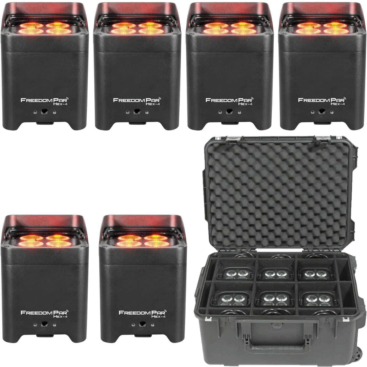 Rent Uplighting Wireless - Chauvet Freedom Par Hex-4 – ETC