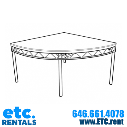 Stage Rental Round - NYC NJ Brooklyn