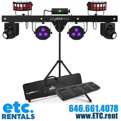Rent Party Lighting.  Rent Event DJ Lights