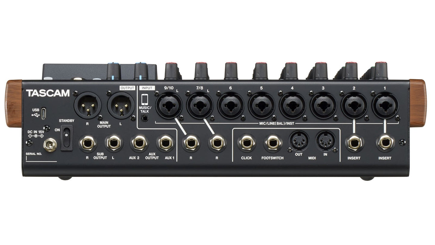 Tascam Model 12 - 12 Channel Mixer, Interface, Multitrack Recorder